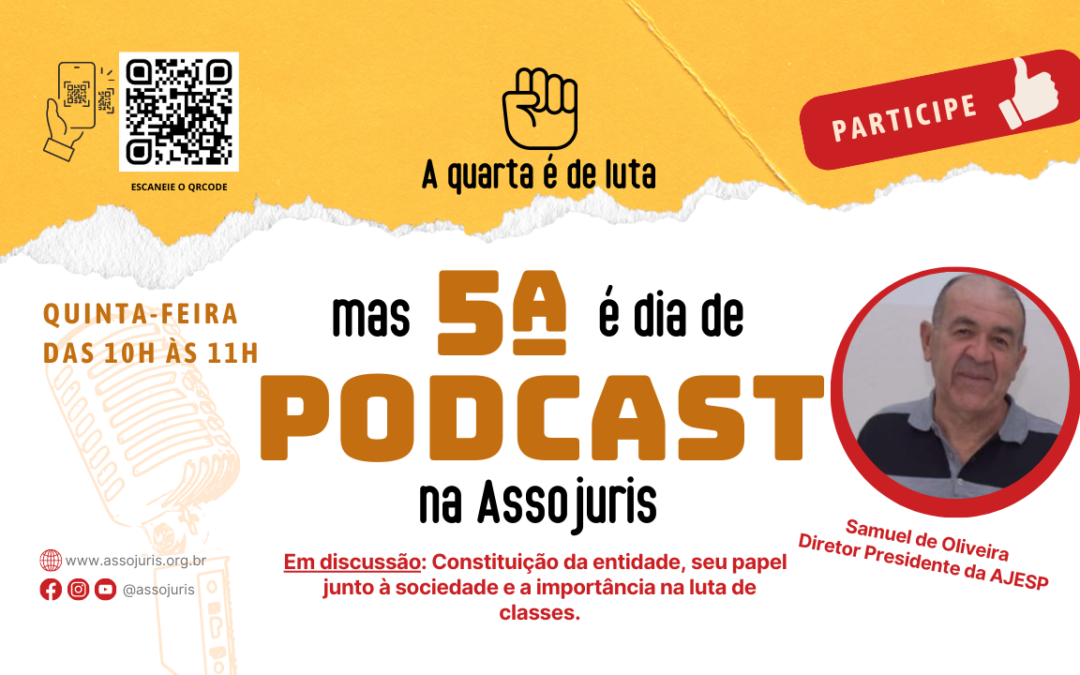 A quarta é de luta, mas as 5ª é dia de PODCAST