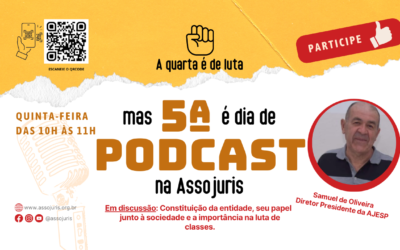 A quarta é de luta, mas as 5ª é dia de PODCAST