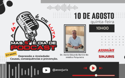 PODCAST – Depressão e ansiedade: causas, consequências e prevenção. Dr. Denis – médico psiquiatra