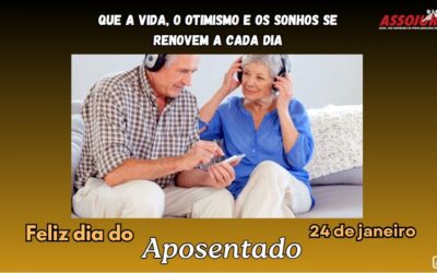 24 de janeiro – dia do aposentado