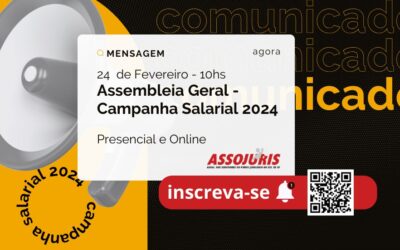 Última chamada! Assembleia Geral da Campanha Salarial 2024