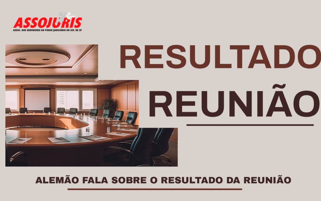 ALEMÃO FALA SOBRE O RESULTADO DA REUNIÃO