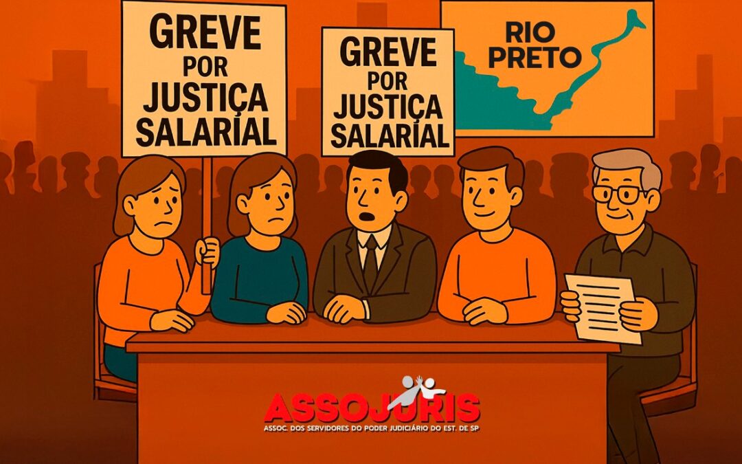 Campanha Salarial 2025 – Fórum Criminal de São José do Rio Preto recebe diretores da Assojuris