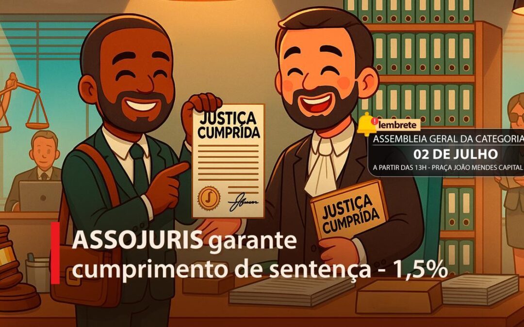 Jurídico Assojuris Repara Omissão da Administração do TJ/SP