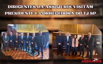 Dirigentes da Assojuris visitam Presidente e Corregedora do TJ-SP