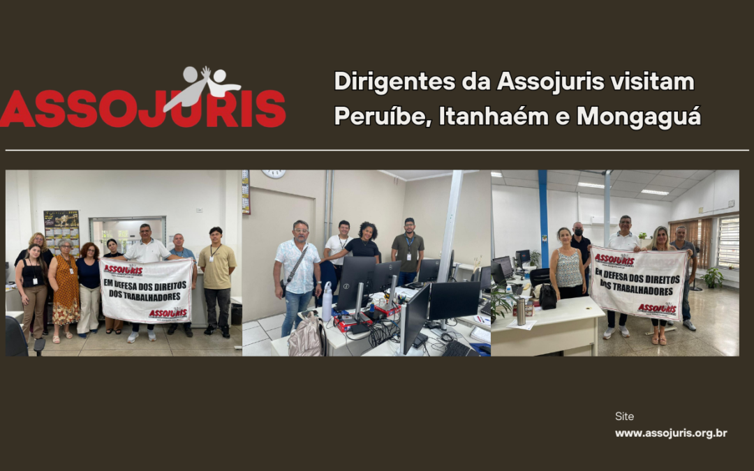 Dirigentes da Assojuris visitam Peruíbe, Itanhaém e Mongaguá