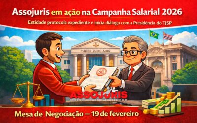 Assojuris protocola expediente da Campanha Salarial 2026 junto à presidência do TJSP