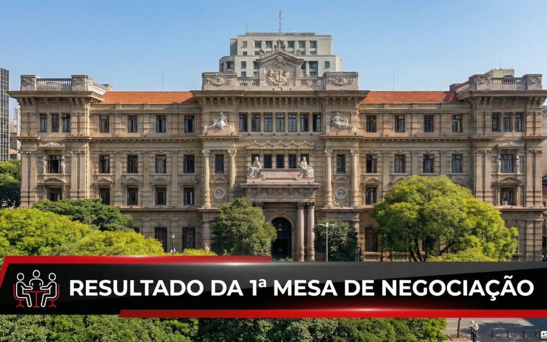 Resultado da 1ª Mesa de Negociação