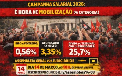 CAMPANHA SALARIAL 2026: É HORA DE MOBILIZAÇÃO DA CATEGORIA