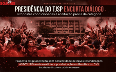 Presidente do TJSP encurta diálogo – Condiciona manutenção de propostas a prévia aceitação da categoria – ASSOJURIS estuda ir à Brasília