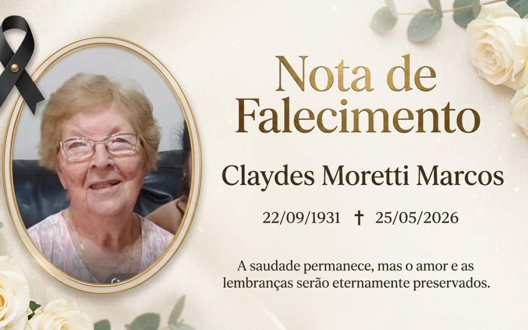 NOTA DE FALECIMENTO