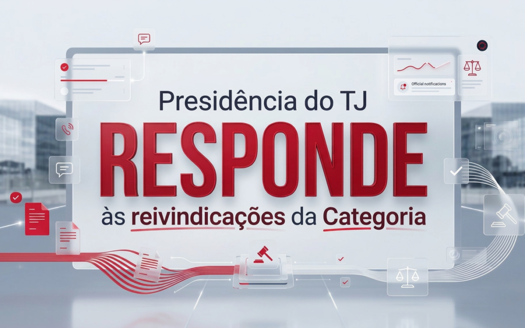 Presidência do TJ responde às reivindicações da Categoria