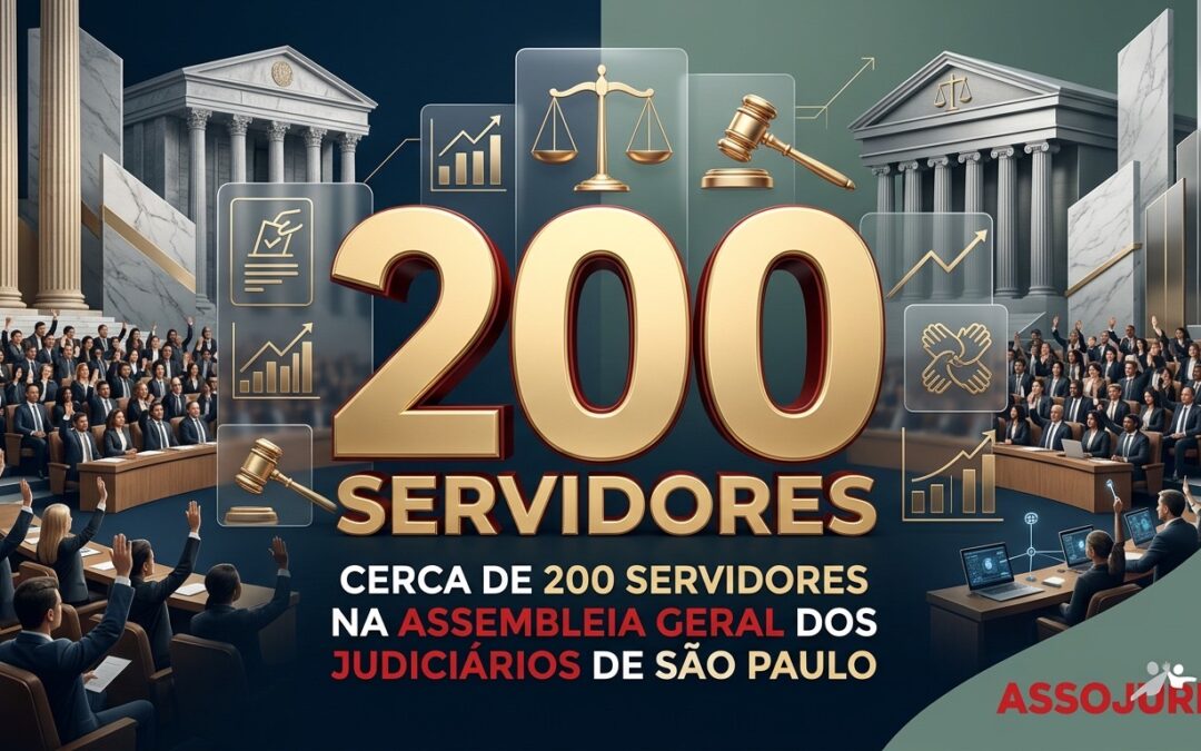 Cerca de 200 Servidores na Assembleia Geral dos Judiciários de São Paulo