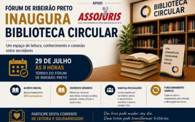 Fórum de Ribeirão Preto inaugura Biblioteca Circular e incentiva a leitura entre servidores